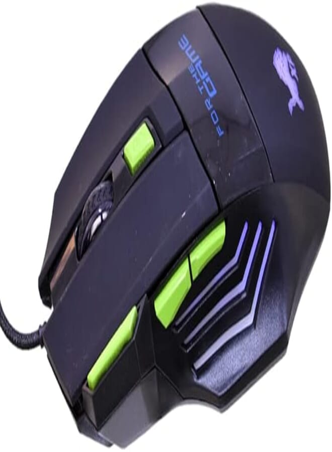 XP KX 2784 LED Optical USB (Wired) Gaming Mouse with 7 Buttons and 42000 DPI - Black